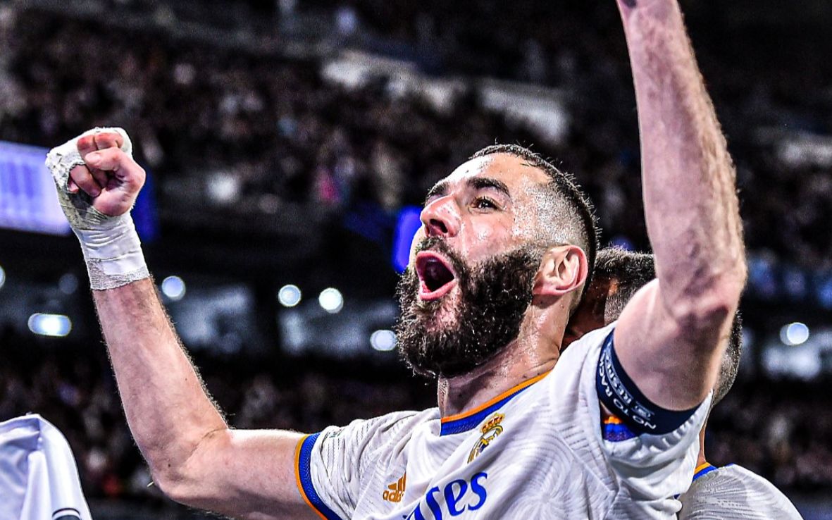 关于巴黎绝杀皇马，本泽马高光表现的信息